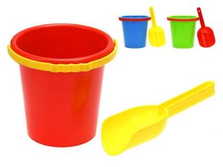 Obrázek z Sada na písek kbelík 14cm a lopatička 3dr 10m+ 